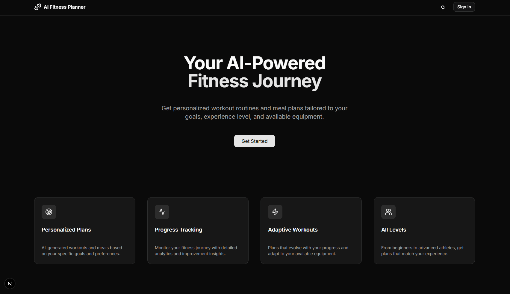 AI Fitness Planner - Image 1