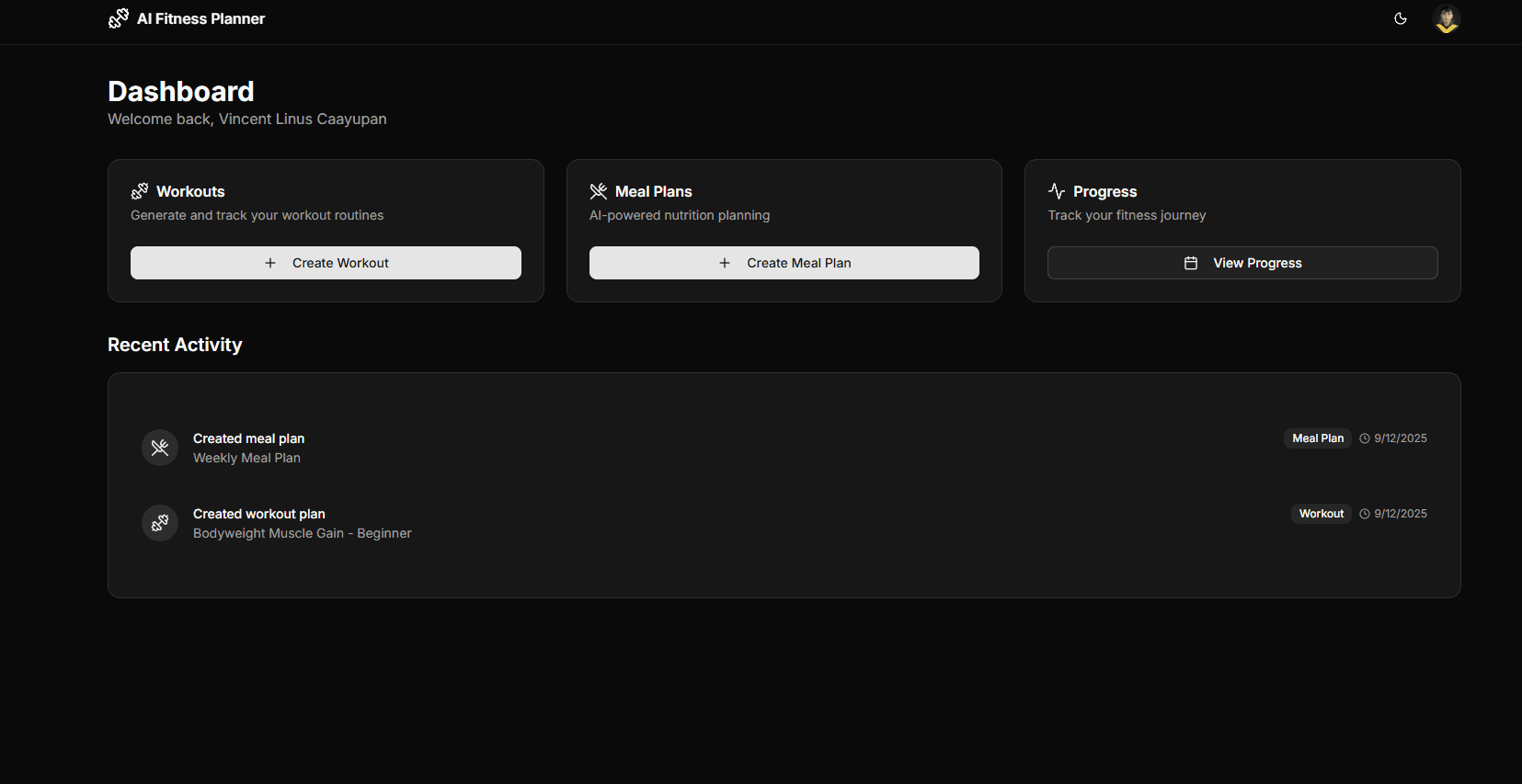 AI Fitness Planner - Image 2
